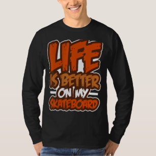 T-shirt Skateboard Skate Skate Skate Skateboard