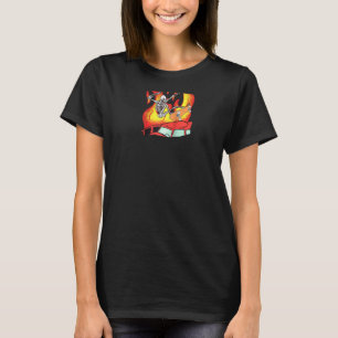 T-shirt Skateboard Stunt Skeleton Skater Skater Skateboar