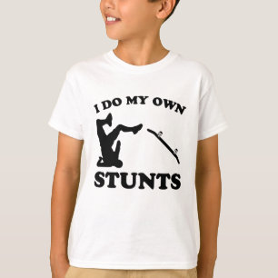 T-shirt Skateboard Stunts Amusants Skateboard Cadeau