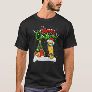 T-shirt Skateboard Xmas Décorations Skateboard Chri