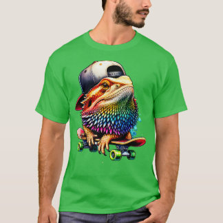 T-shirt Skateboardeur Dragon à boucle