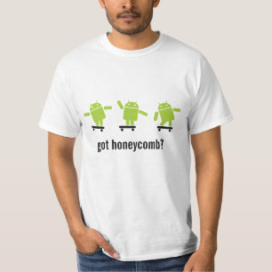 T-shirt Skateboarding androïde
