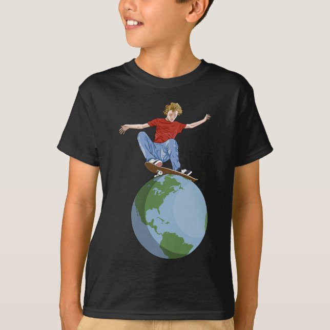 T-shirt Skateboarding World (Devant)