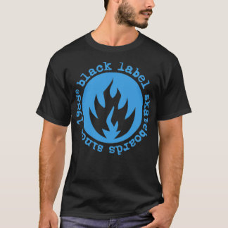 T-shirt Skateboards Étiquettes noirs 3