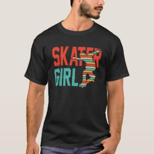 T-shirt Skater Girl Skatergirl Skateboard Skate Skatin