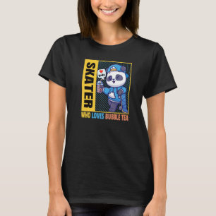 T-shirt Skater Qui aime Bubble Tea Bubbles Boba Boire cos