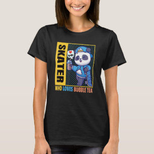 T-shirt Skater Qui aime Bubble Tea Bubbles Boba Boire cos