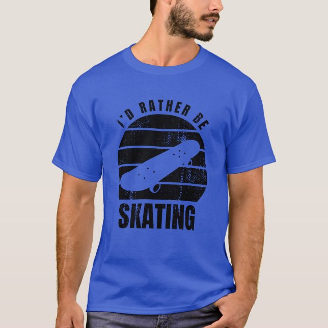 T-shirt Skater Quote gift (Devant)