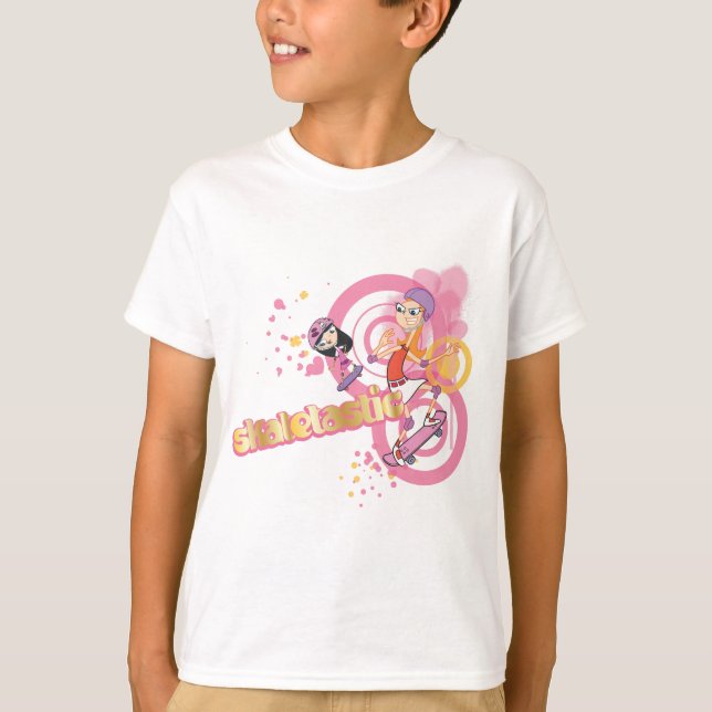 T-shirt Skatetastic de Candace and Isabella (Devant)