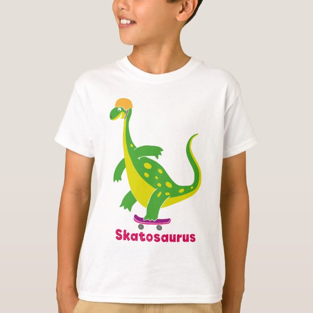T-shirt Skatosaure blanc (Devant)