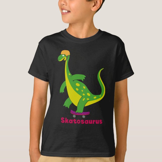 T-shirt Skatosaure noir (Devant)