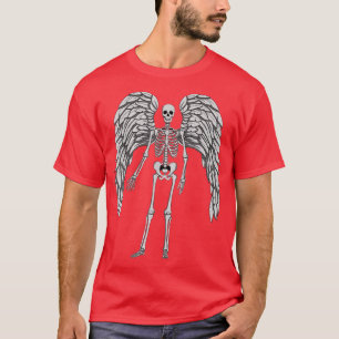 T-shirt Skeleton Angel Fairycore Grunge esthétique Goth Sk