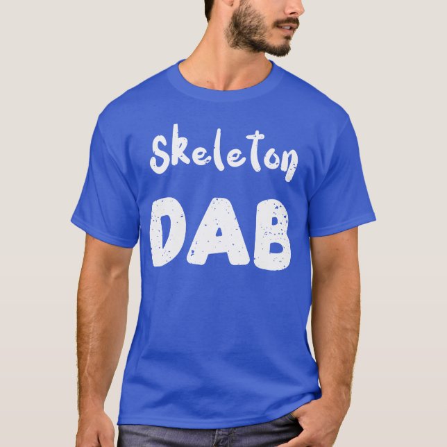 T-shirt Skeleton Dab Halloween (Devant)