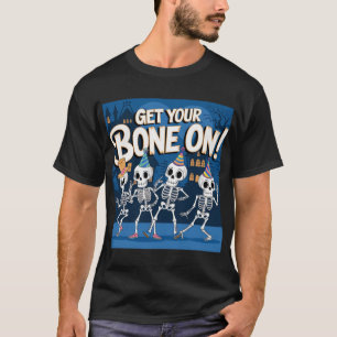 T-shirt Skeleton Dance Party - Allons-y !