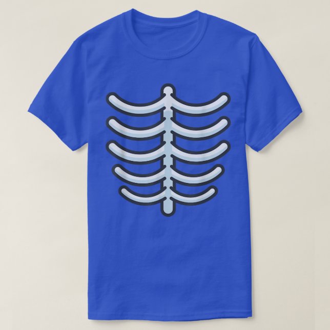 T-shirt Skeleton d'Halloween  (Design devant)