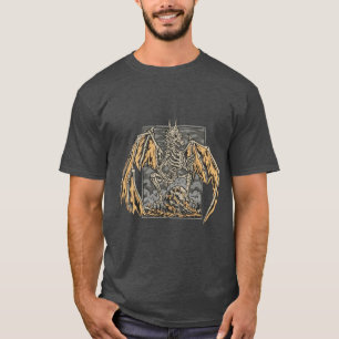 T-shirt Skeleton Dragon