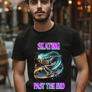 T-shirt Skeleton En Enfer