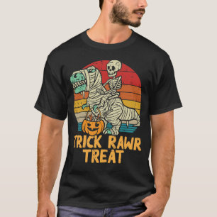 T-shirt Skeleton équitation maman Dinosaure T Rex