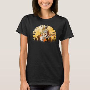 T-shirt Skeleton Guitar Rock Guitariste Costume d'Hallowee