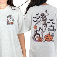 Skeleton Halloween Restez Éffrayant Cool Personnal