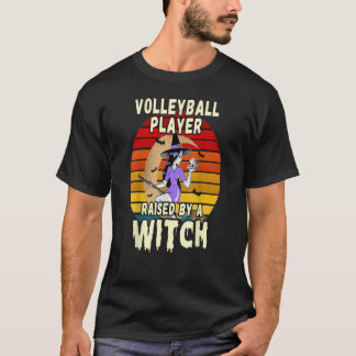 T-shirt Skeleton Jouer Volleyball Retro Halloween 2021 S