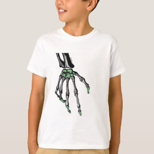 T-SHIRT SKELETON MAIN DU SORT