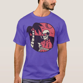 T-shirt Skeleton Profitez de la plage 2