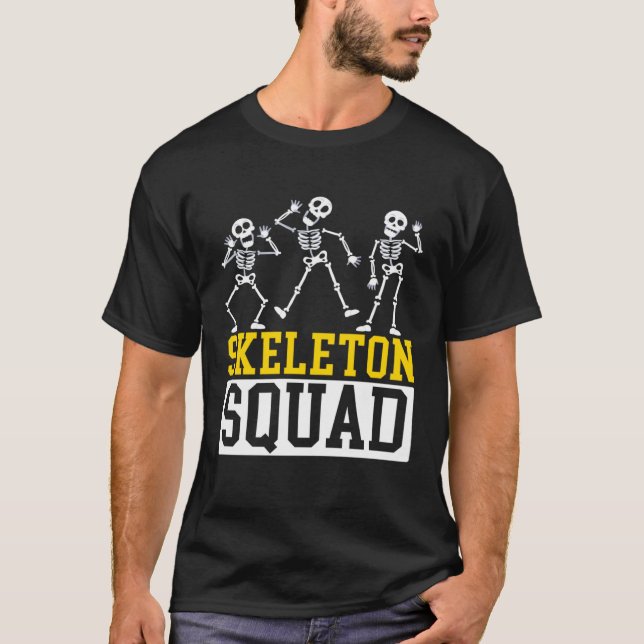 T-shirt Skeleton Squad Rad Tech Radiology Radiographer Rad (Devant)
