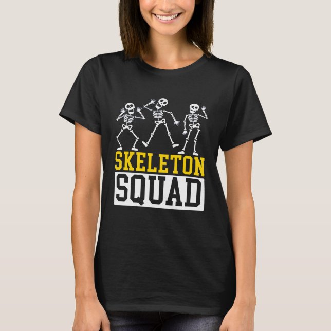 T-shirt Skeleton Squad Rad Tech Radiology Radiographer Rad (Devant)