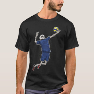 T-shirt Skeleton Volleyball