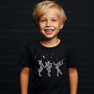 T-shirt Skeletons de danse d'Halloween