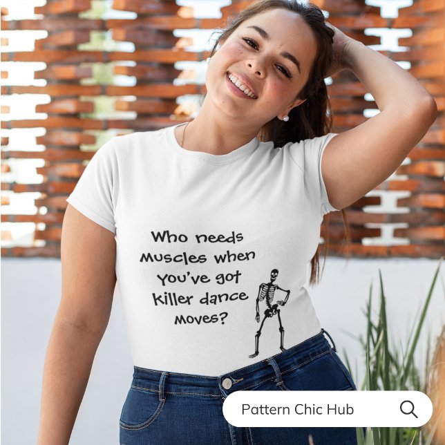 T-shirt Skeletons de danse gothique éffrayant Drôle Hallow (Créateur téléchargé)