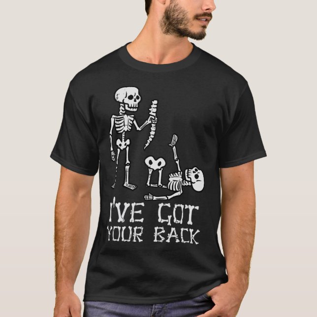 T-shirt Skeletons Halloween J'Ai Votre Costume Ck Hommes Q (Devant)