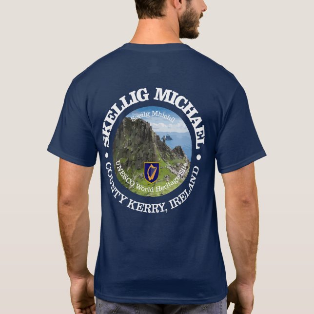 T-shirt Skellig Michael (rd) (Dos)