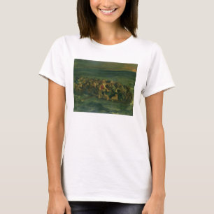 T-shirt Sketch for The Shipwreck of Don Juan, 1839 (see al