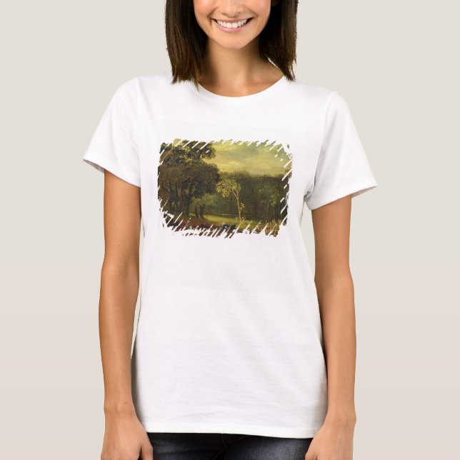 T-shirt Sketch from Nature in Sion Park, 1819 (oil on card (Devant)