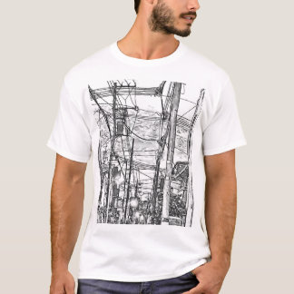 T-shirt Sketch Shirt Collection Vol.4 Local Town