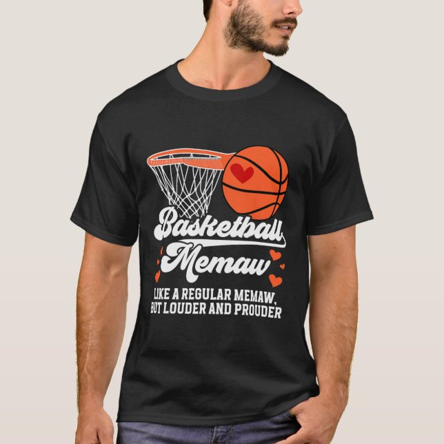 T-shirt Sketll Memaw Of A Sketll Player Memaw Definition  (Devant)