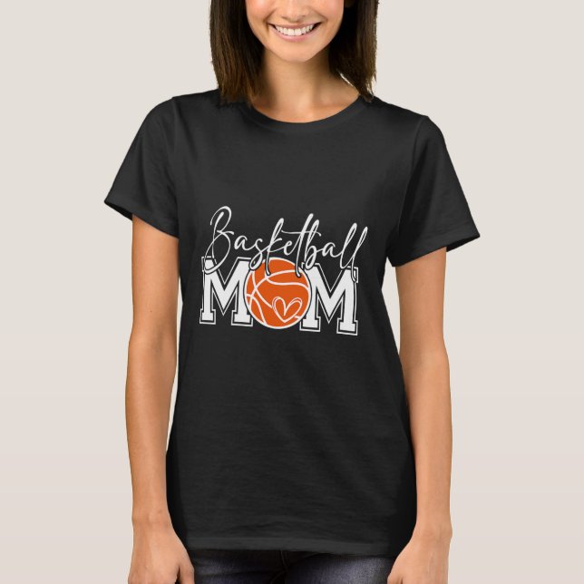 T-shirt Sketll Mom Sport Game Day Touch Down Season  (Devant)