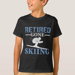 T-shirt Ski À La Retraite