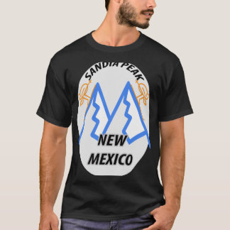 T-shirt Ski À SANDIA PEAK Nouveau-Mexique Cercle