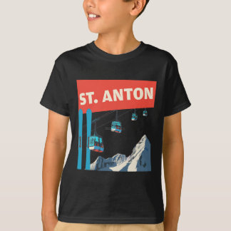T-shirt Ski à St. Anton - Retro St. Anton Ski