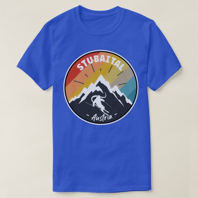 T-shirt Ski À Stubaital Autriche 1 (Design devant)