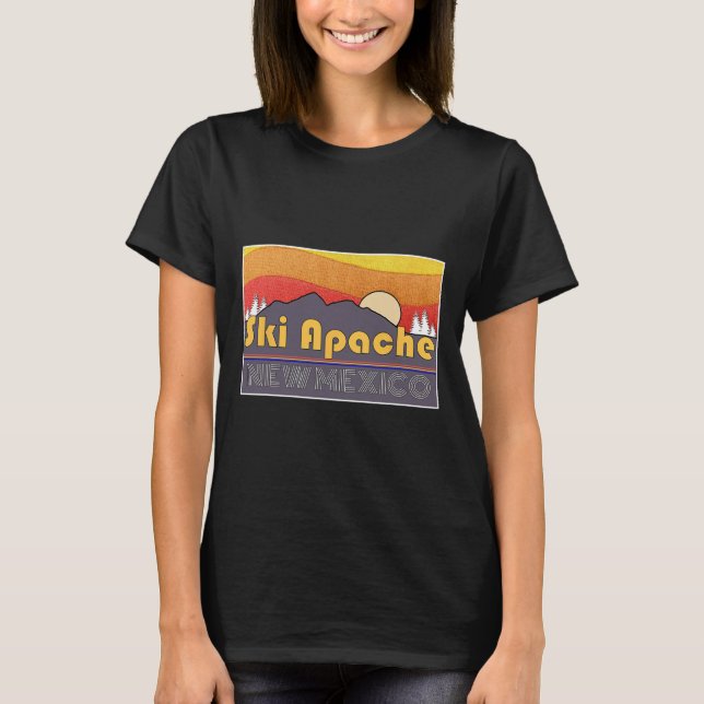 T-shirt Ski Apache New Mexico  (Devant)