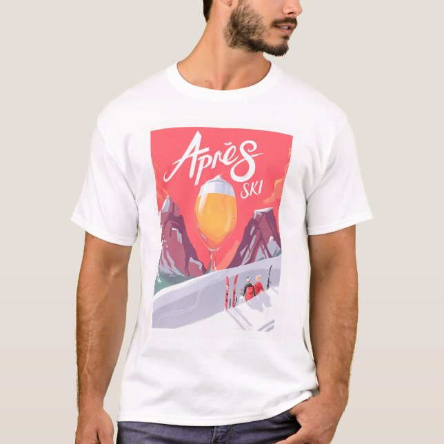 T-shirt Ski Aprés (Devant)