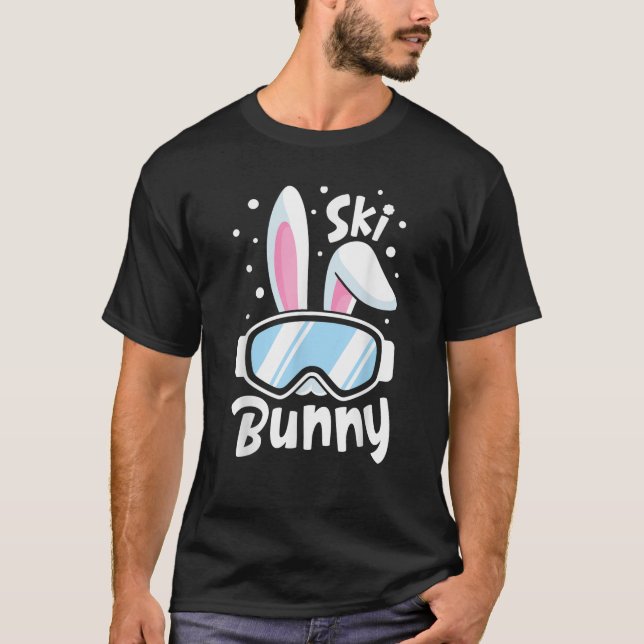 T-shirt Ski Bunny Apres After Ski Party Outfit For Winters (Devant)