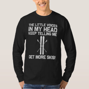 T-shirt Ski Cool Pour Hommes Femmes Ski Skieur Planche à N