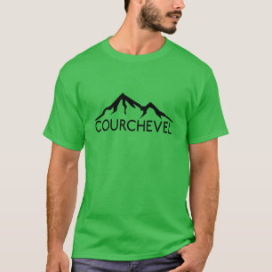 T-SHIRT SKI COURCHEVEL FRANCE SKI RANDONNEE MONTAGNES RAND