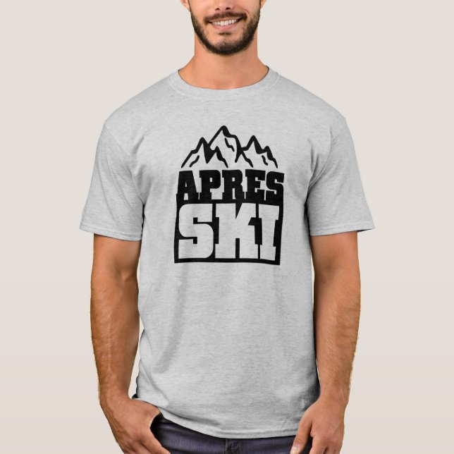 T-shirt Ski d'Apres (Devant)