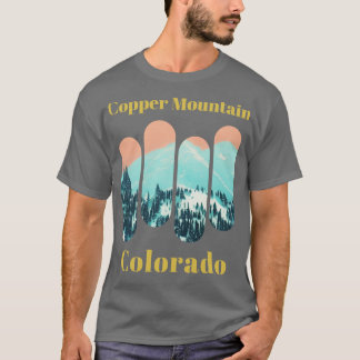 T-shirt Ski de montagne de cuivre Colorado 2